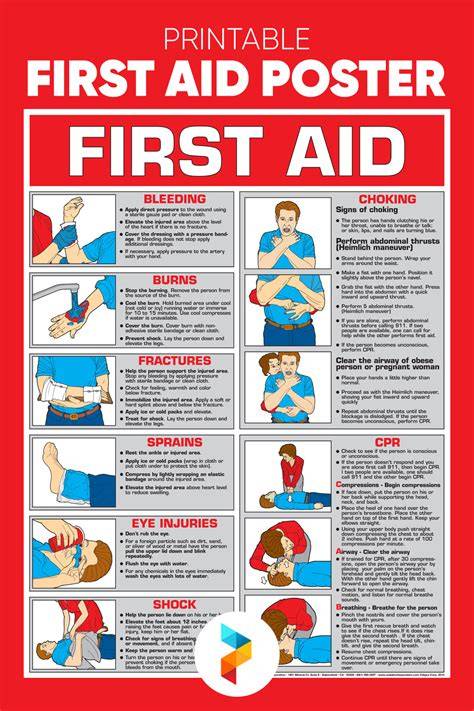 Pdf Free Printable First Aid Guide