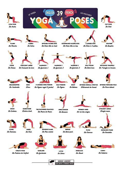 Pdf Printable Yoga Poses Chart