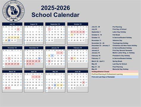 Peach County Calendar