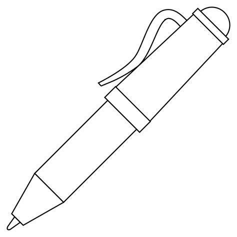 Pen Coloring Pages