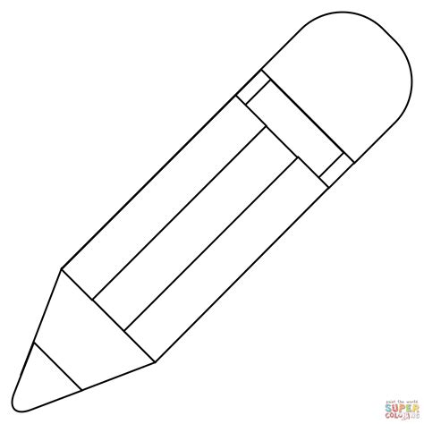 Pencil Coloring Page