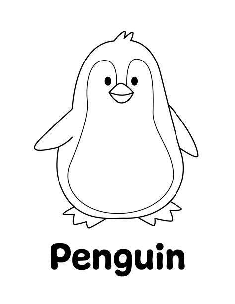 Penguin Printable Coloring Pages