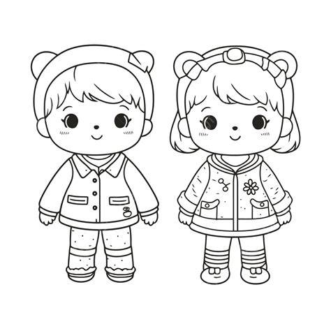 People Coloring Book Pages
