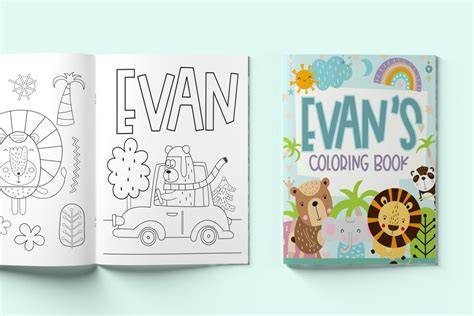 Personalized Coloring Books