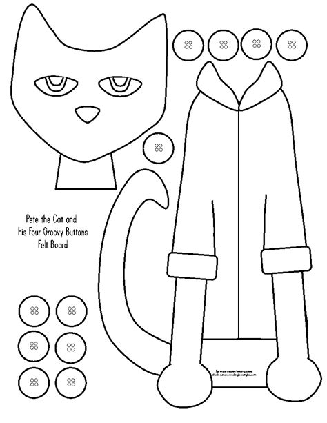 Pete The Cat Printable Template