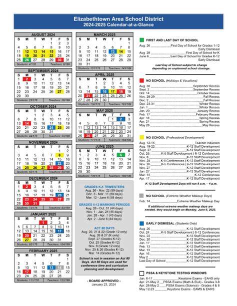 Pickerington City Schools Calendar