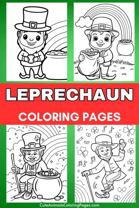 Pictures To Color Of Leprechauns