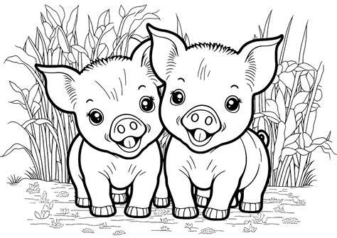 Pigs Coloring