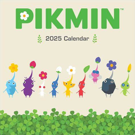 Pikmin 2025 Calendar