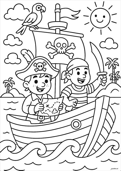 Pirate Coloring Pages Printable