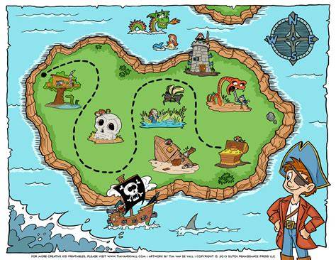 Pirate Treasure Map Printable