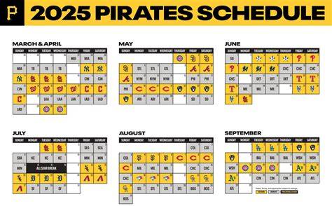 Pirates Schedule 2024 Printable