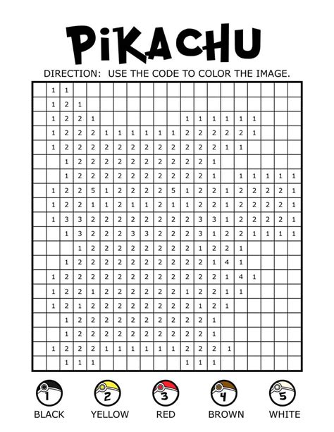 Pixel Coloring Pages