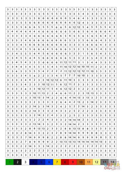 Pixel Coloring Sheets