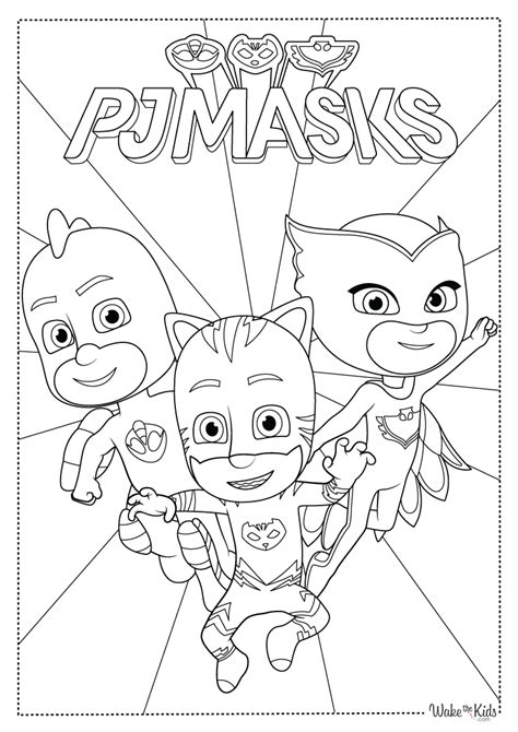 Pj Masks Coloring Pages Printable