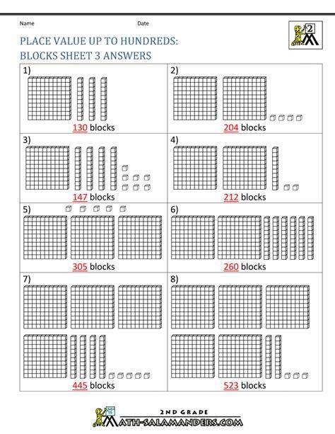 Place Value Blocks Printable