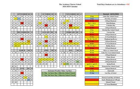 cero charter school calendar