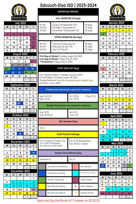 edcouch elsa isd calendar