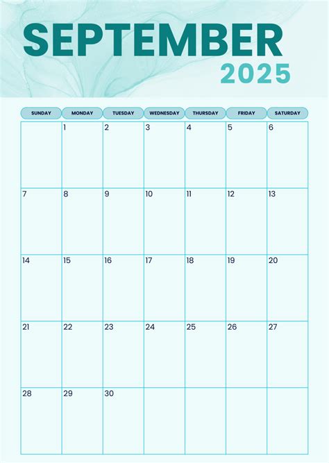 september calendar 2025