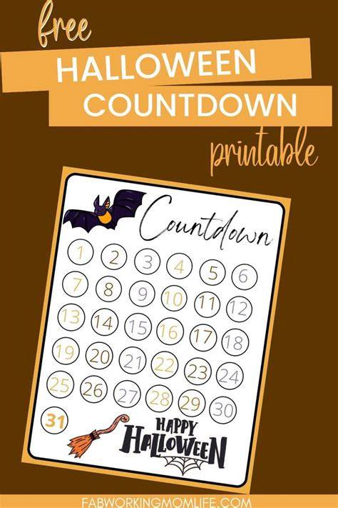 halloween advent calendar