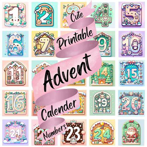 kawaii advent calendar