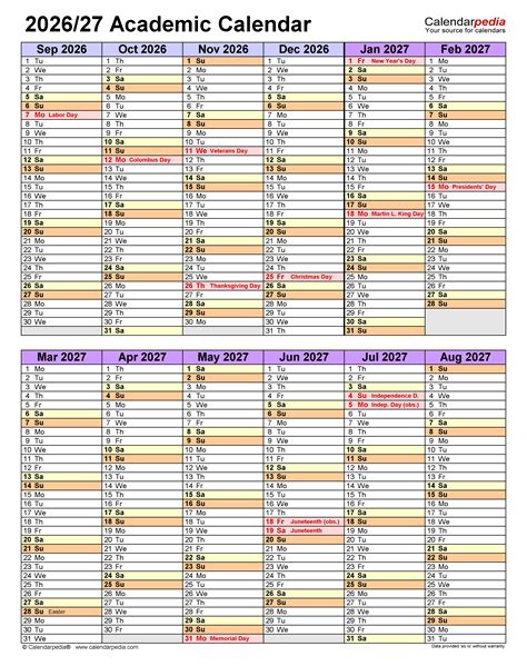 usc academic calendar