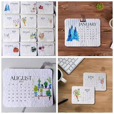 Plantable Calendar 2025