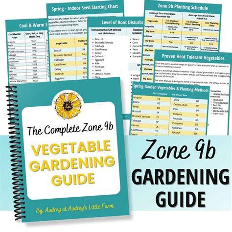 Planting Calendar Zone 9b