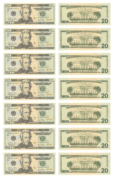 Play Money Printable Pdf