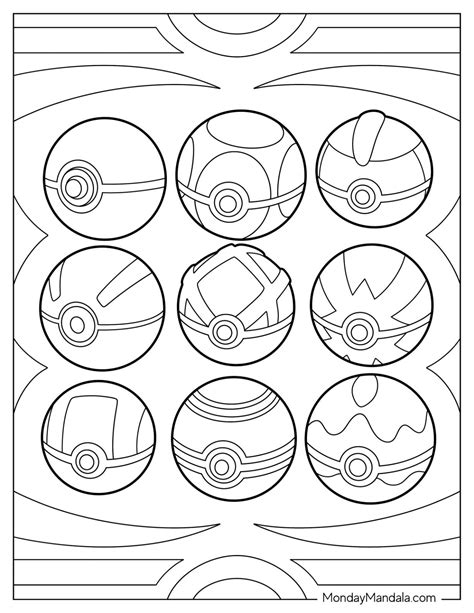 Pokeball Coloring
