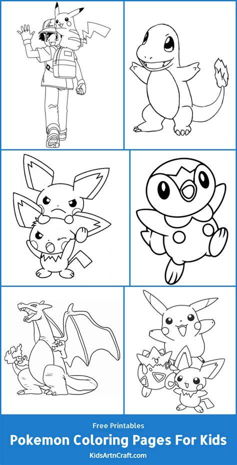 Pokemon Coloring Printouts