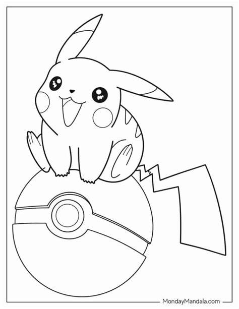 Pokemon Pikachu Coloring Pages