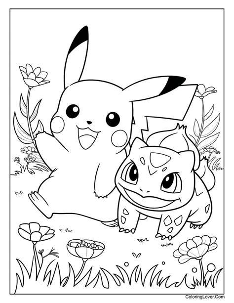 Pokemon Pikachu Pictures To Color