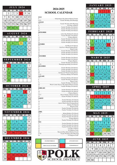Polk County Schools Calendar 23 24
