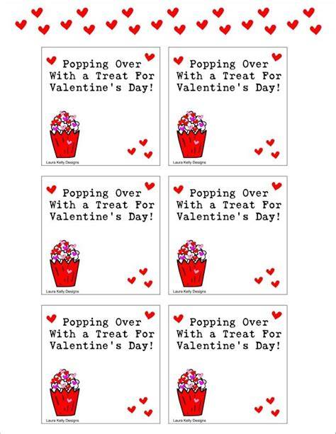 Popcorn Valentines Printables
