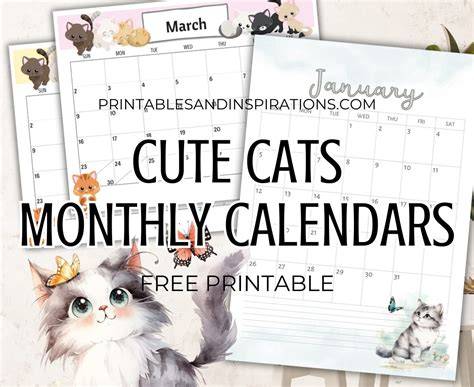 calendar with animals