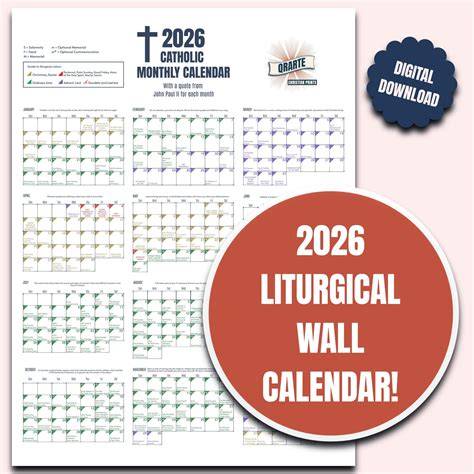 catholic liturgical calendar