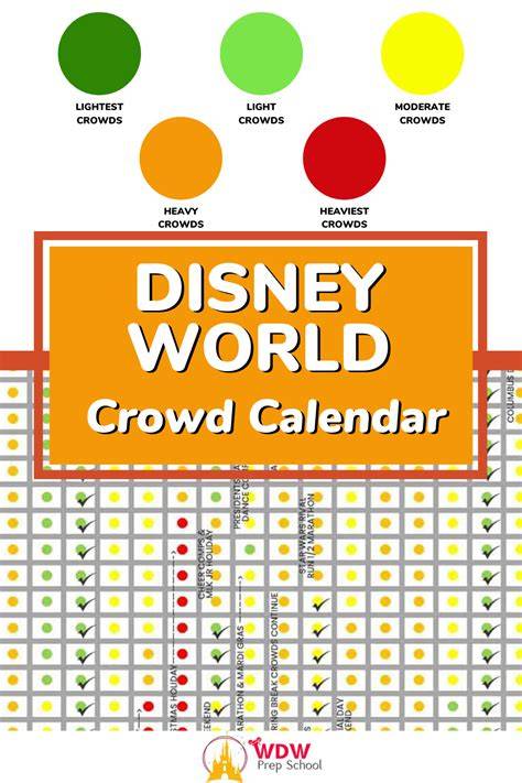 disney crowd calendar
