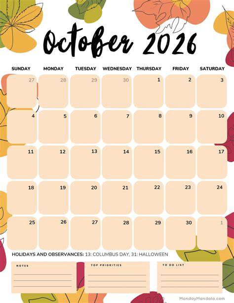 october 2024 calendar