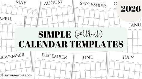 pages calendar template