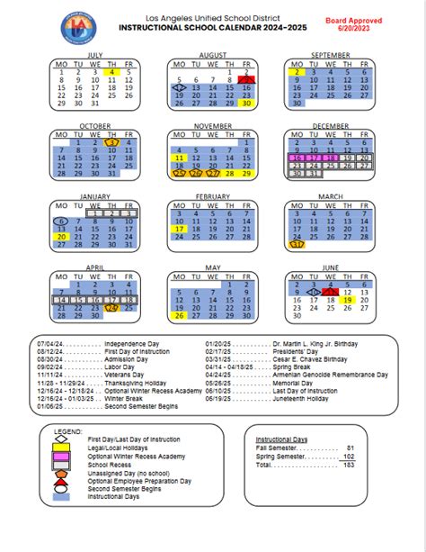 belmont academic calendar