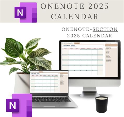 calendar template onenote