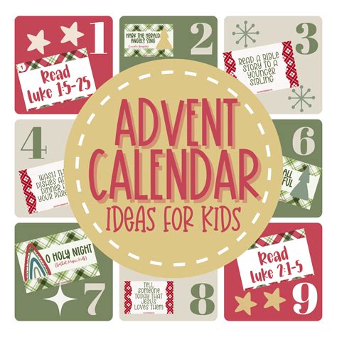 childrens advent calendar ideas