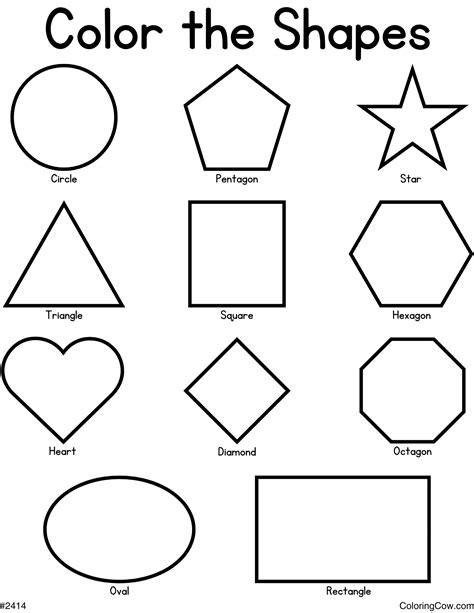 colouring pictures of shapes