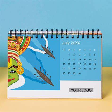 customised desk calendar
