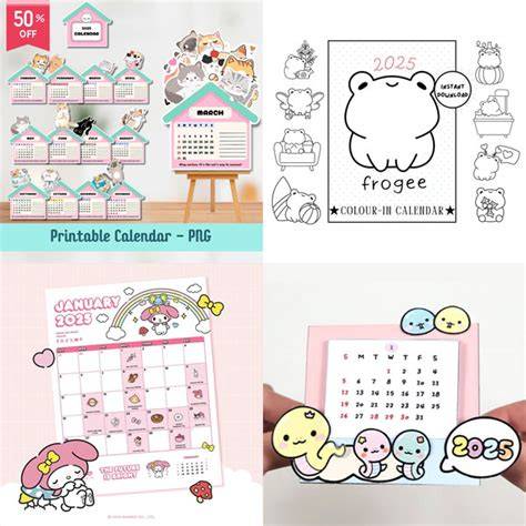 cute printable calendar