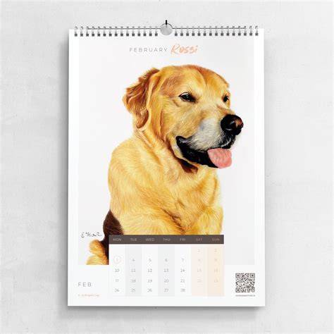 dog calendar 2025