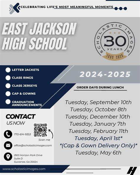 east jackson high school calendar