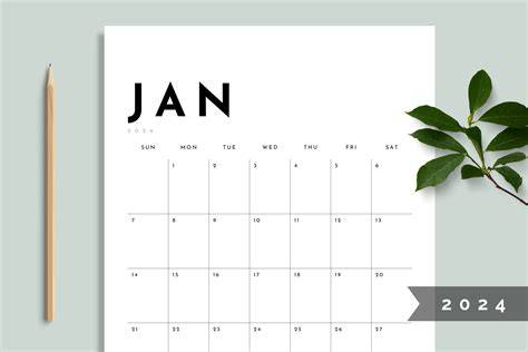 house calendar 2024