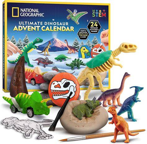 national geographic dinosaur advent calendar